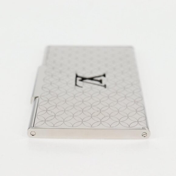 LOUIS VUITTON Porte Cartes Champs Elysees Metal Silver Auth - Picture 5 of 16